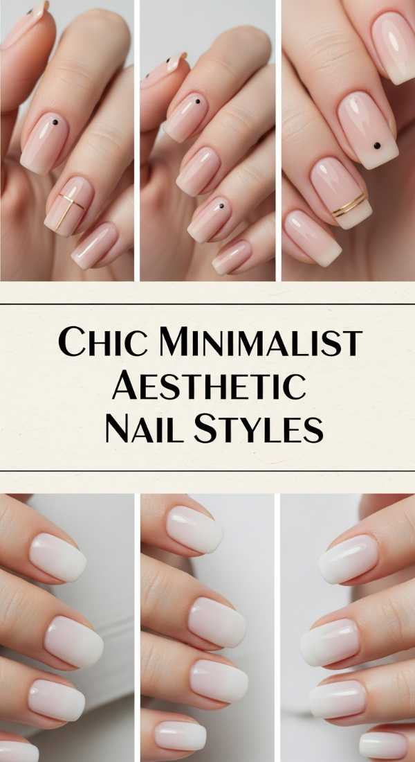 Chic Minimalist Aesthetic Nail Styles 69e72ccbe784f