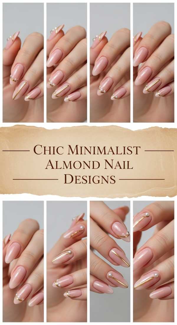 Chic Minimalist Almond Nail Designs 69f24958171ec