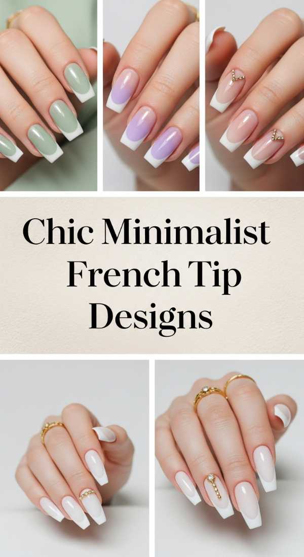 Chic Minimalist French Tip Designs 69f24a7fb5e95
