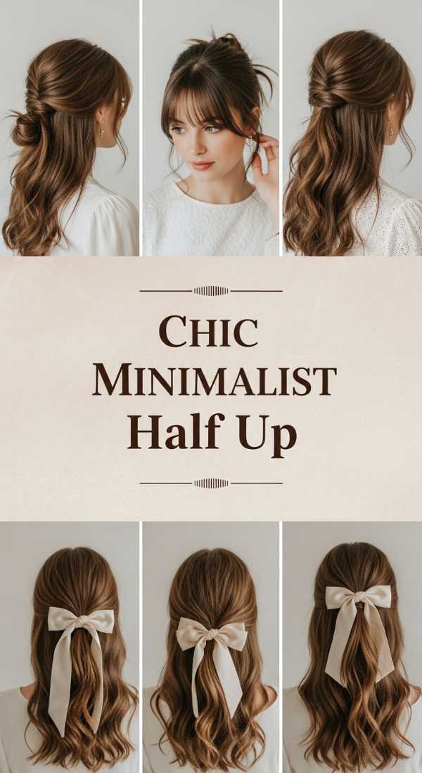 Chic Minimalist Half Up 69e4f678d1527