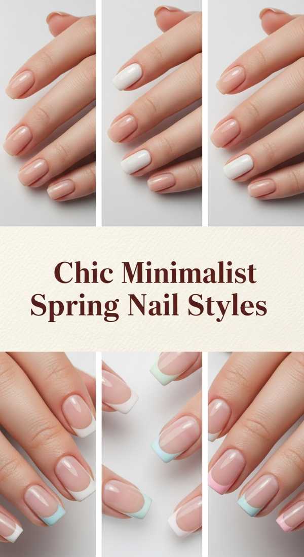 Chic Minimalist Spring Nail Styles 69df1ba331e34