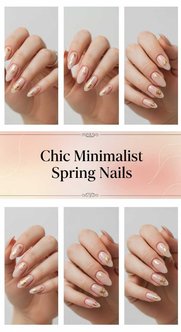 Chic Minimalist Spring Nails