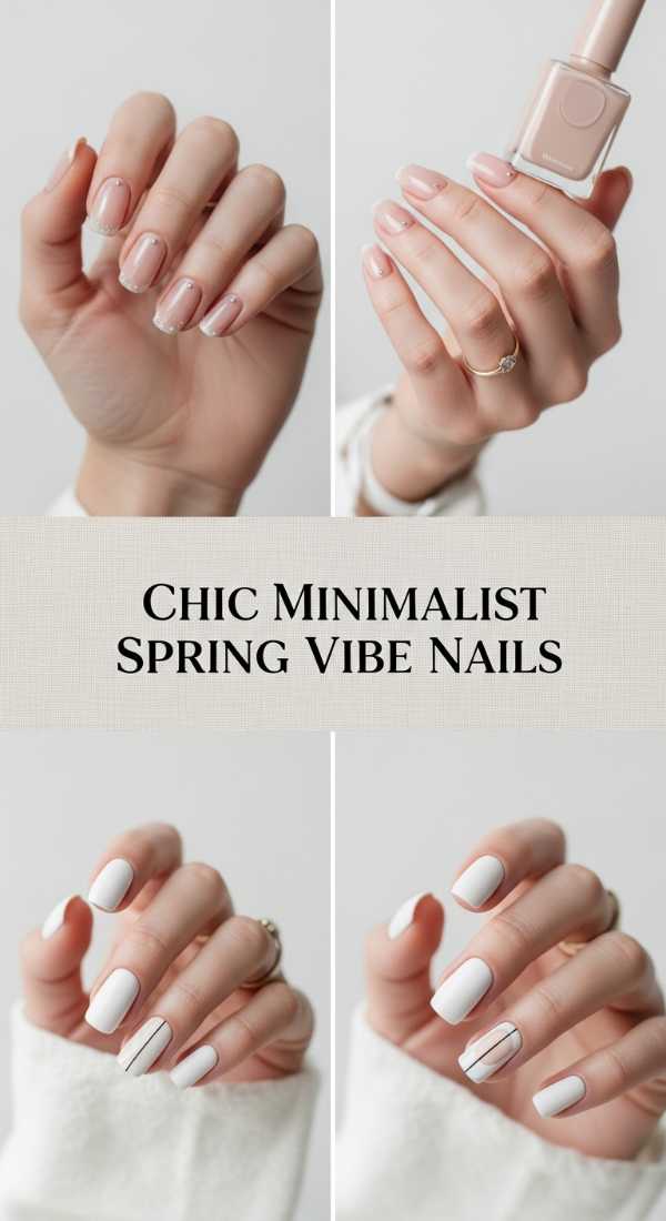 Chic Minimalist Spring Vibe Nails 69f24a7391561