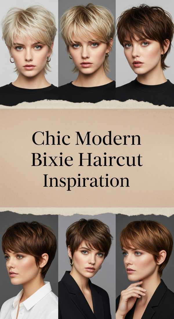 Chic Modern Bixie Haircut Inspiration 69ee51ab669da
