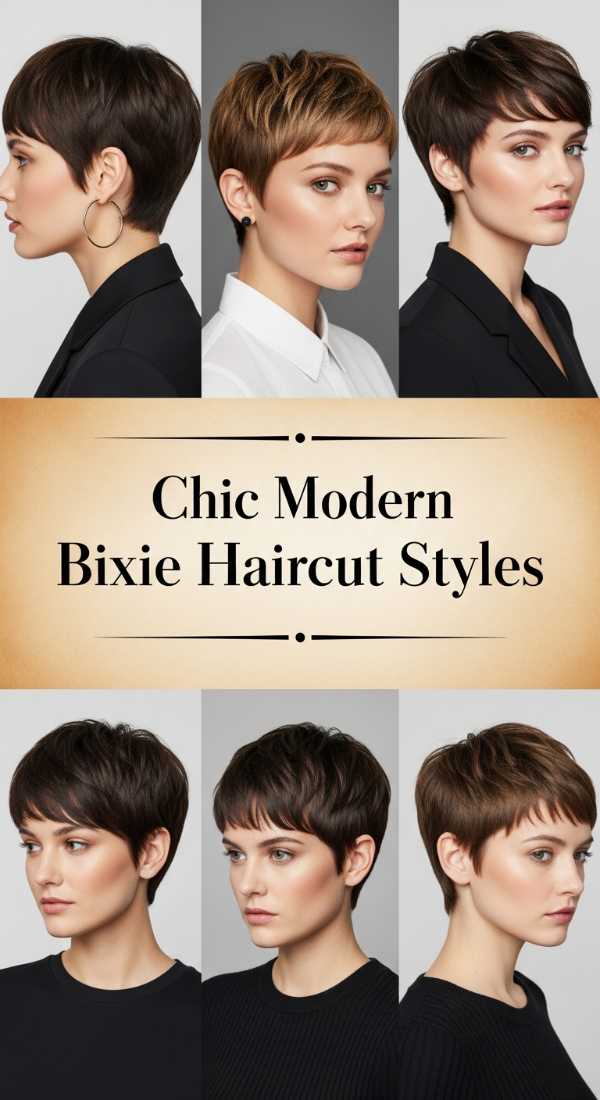 Chic Modern Bixie Haircut Styles 69f261c1ee563
