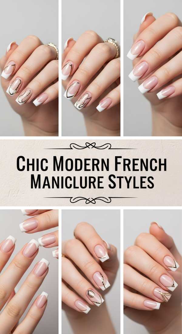 Chic Modern French Manicure Styles 69e72cc40098f
