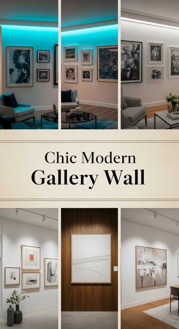 Chic Modern Gallery Wall 69ed03444895c