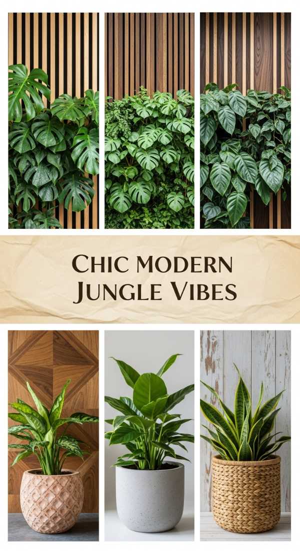Sophisticated Soul: Designing a Space with Luxury and Character Chic Modern Jungle Vibes 69ed032ad51b0
