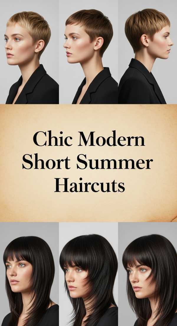 Chic Modern Short Summer Haircuts 69f262d03b8e5