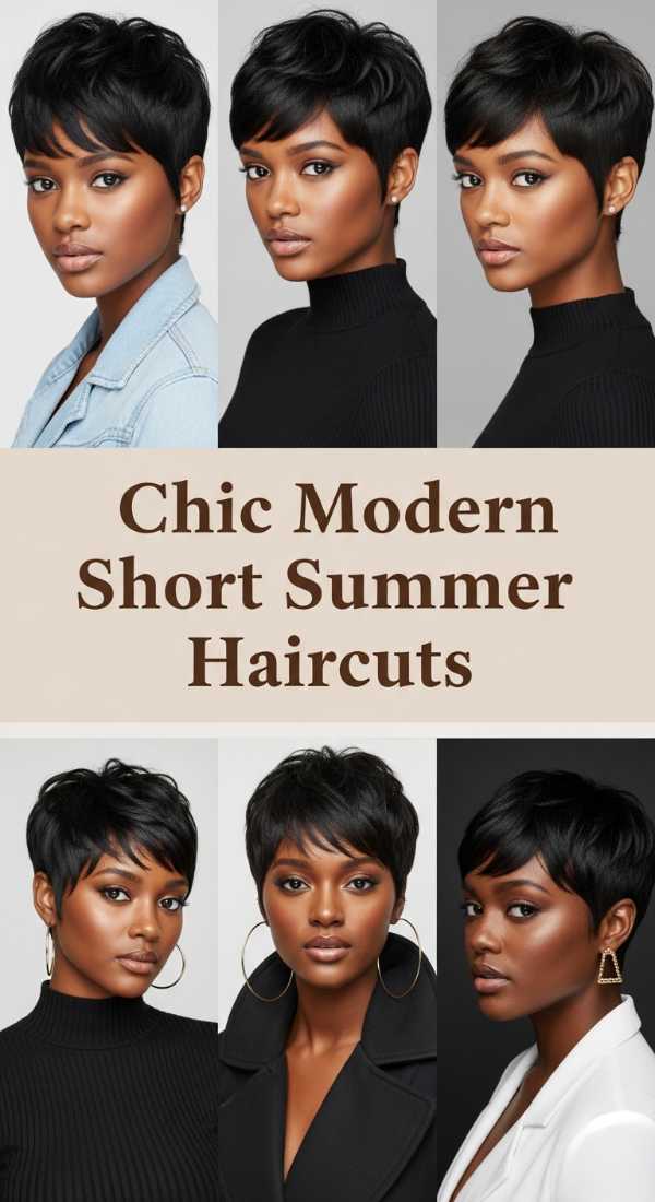 Chic Modern Short Summer Haircuts 69f33d9893df8