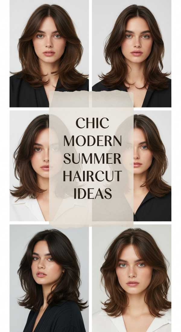 Chic Modern Summer Haircut Ideas
