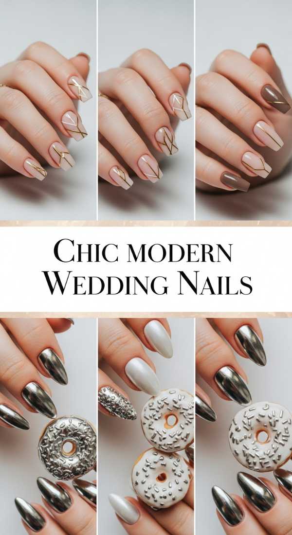 Chic Modern Wedding Nails 69df1babba415