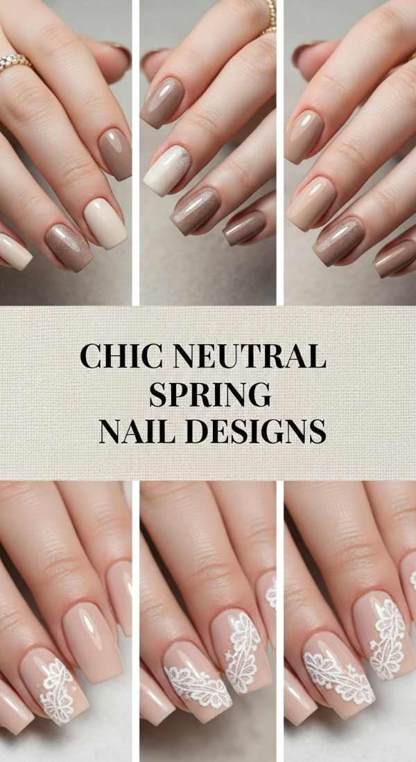 Chic Neutral Spring Nail Designs 69df3ac08d05b