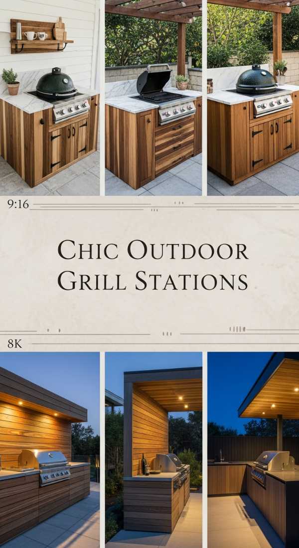 Chic Outdoor Grill Stations 69e64c65e49a4