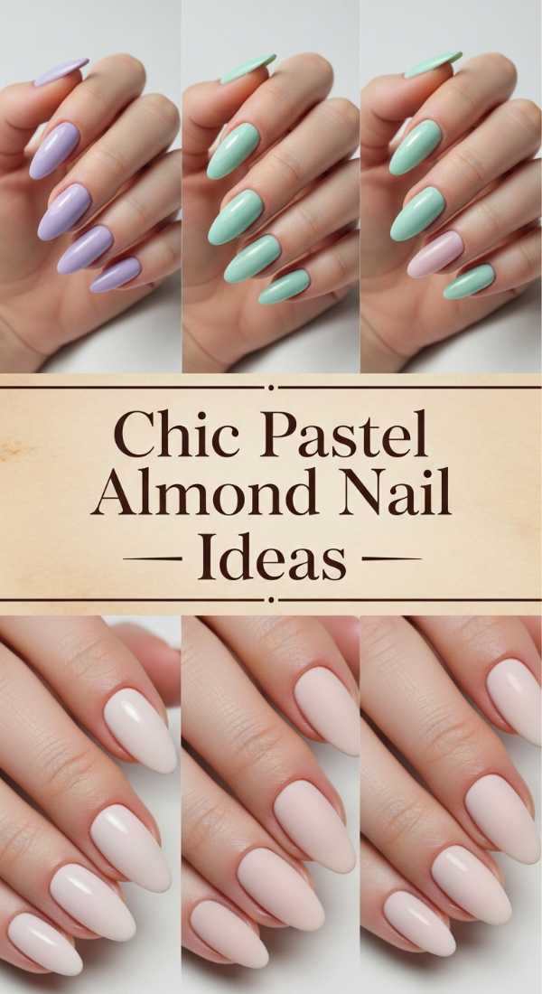 Chic Pastel Almond Nail Ideas 69f24a6e31e78