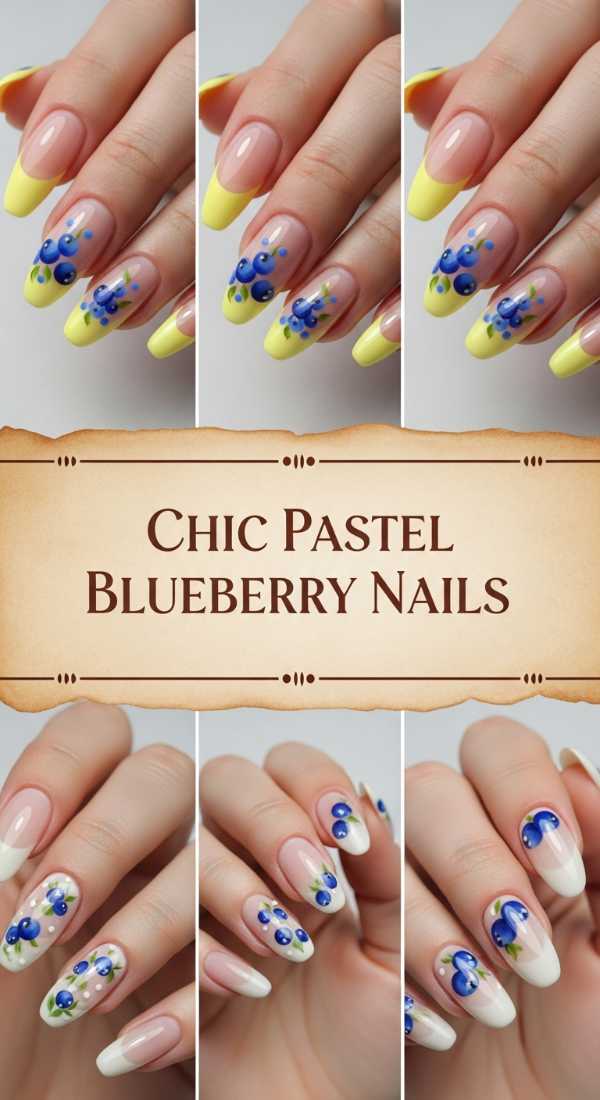 Chic Pastel Blueberry Nails 69ef3ab95b5db