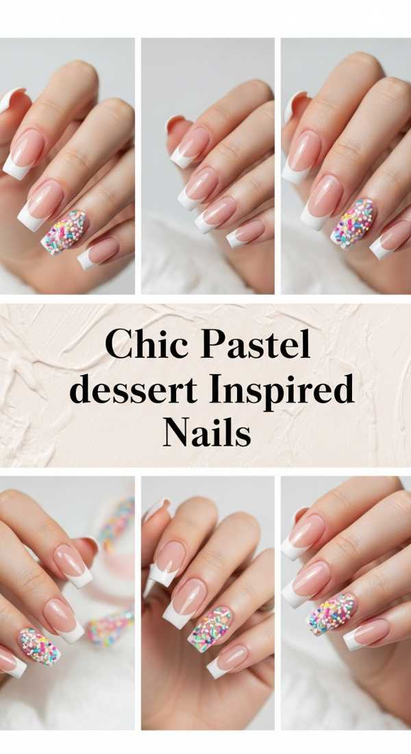 Chic Pastel Dessert Inspired Nails 69e4e498a6c64