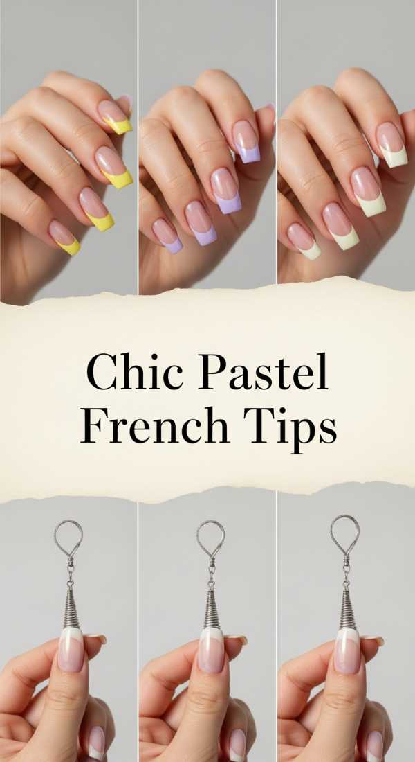 Chic Pastel French Tips 69f0ca48810ce