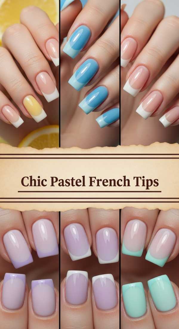 Chic Pastel French Tips 69f0cc2237d81