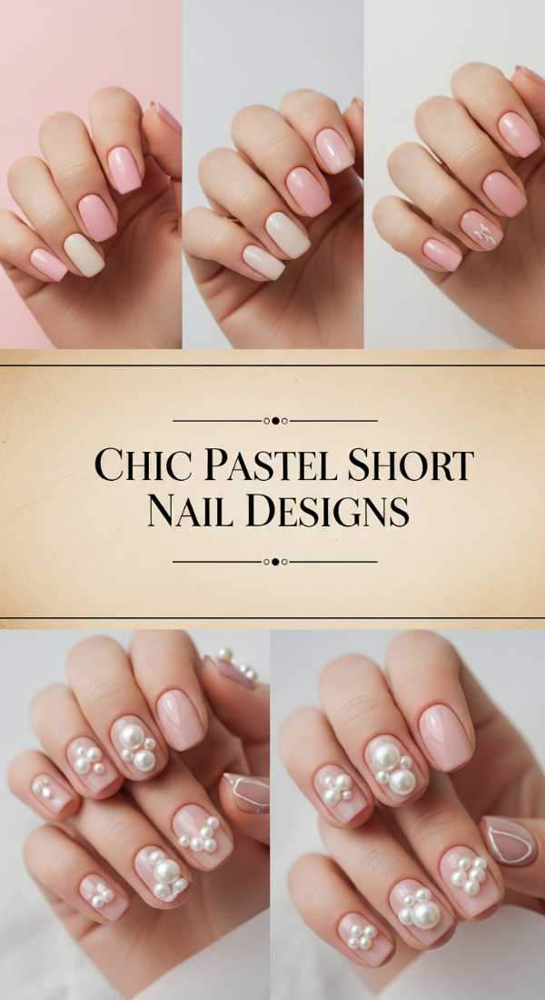 Chic Pastel Short Nail Designs 69e5f3dc1fc85