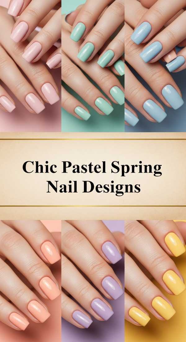 Chic Pastel Spring Nail Designs 69e5f3e090d36