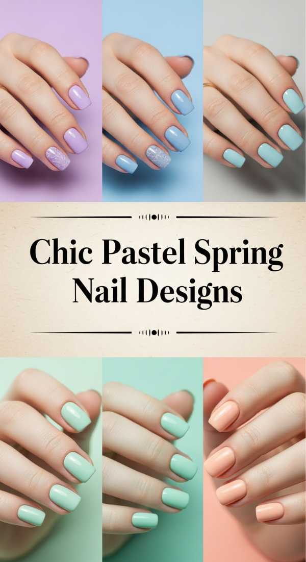 Chic Pastel Spring Nail Designs 69f24947e03d3