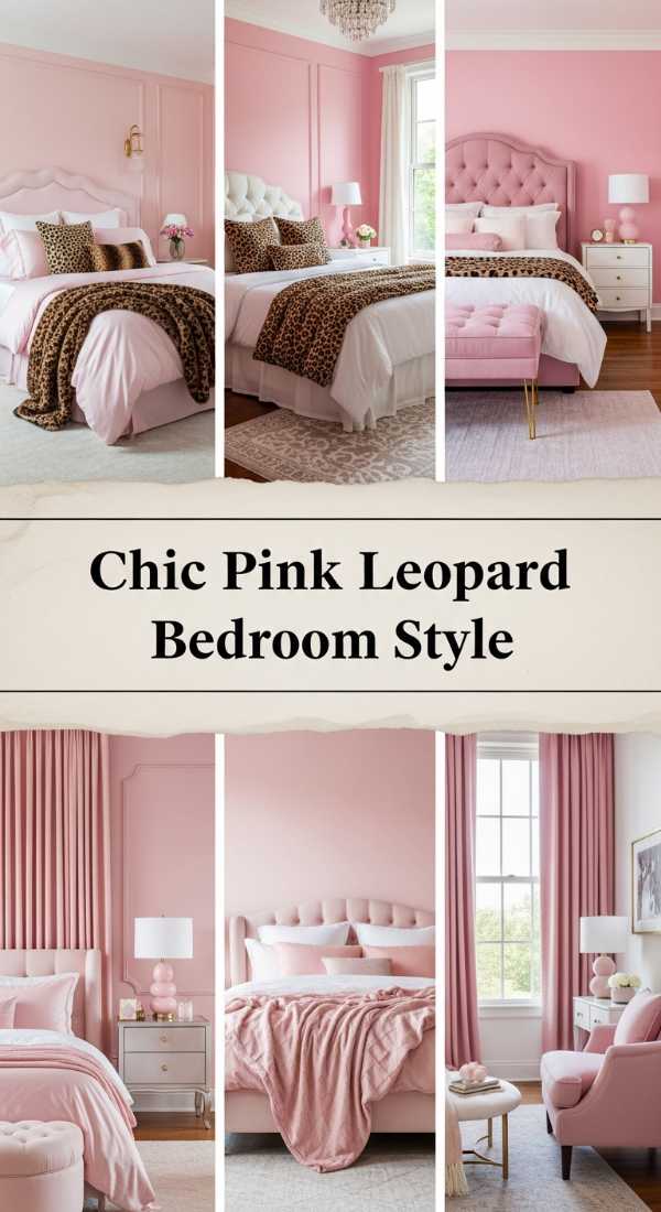 Chic Pink Leopard Bedroom Style 69e777a9a91c3