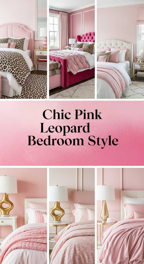 Chic Pink Leopard Bedroom Style 69ea60c09d347