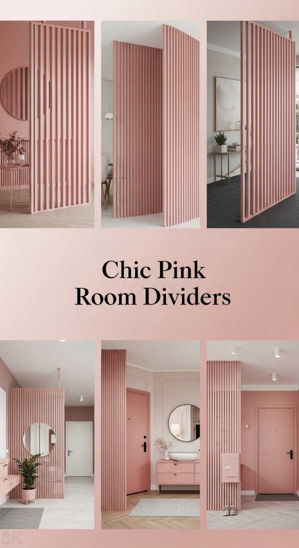 Chic Pink Room Dividers 69f3a6a6c11af