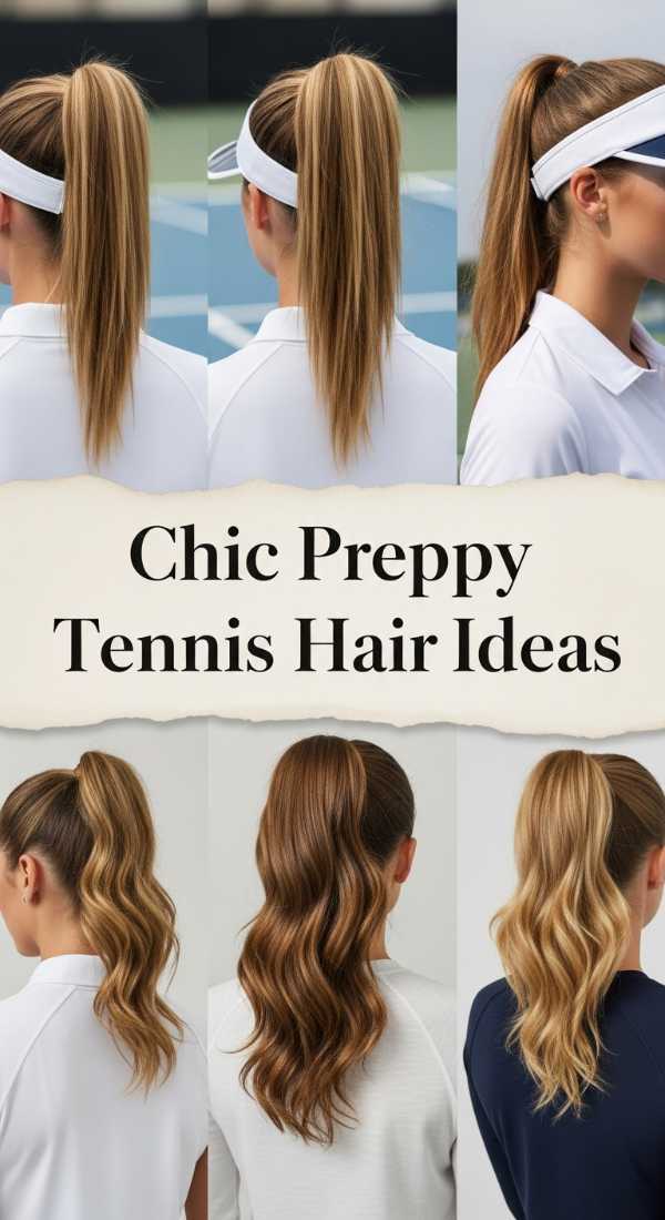 Chic Preppy Tennis Hair Ideas 69eb966ecf886