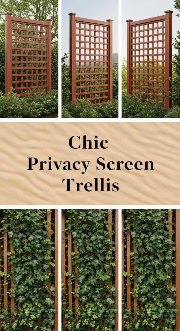 Chic Privacy Screen Trellis 69df43db6f35b