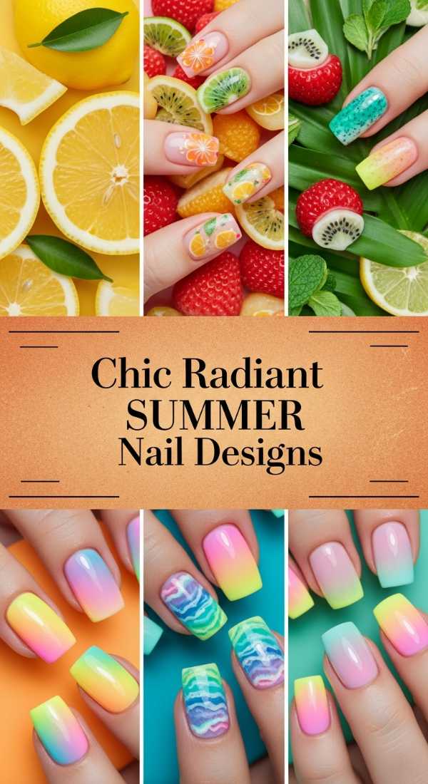 Chic Radiant Summer Nail Designs 69ef3c7ada813