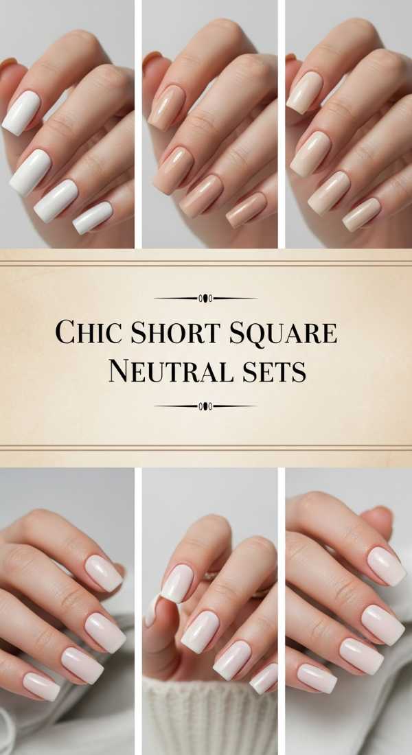 Chic Short Square Neutral Sets 69f32b6fdcc91