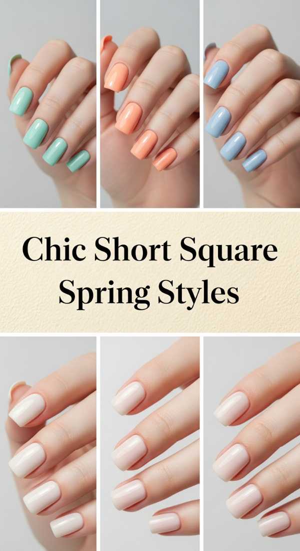 Chic Short Square Spring Styles