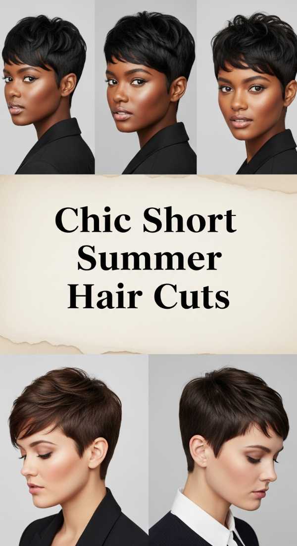 Chic Short Summer Hair Cuts 69ef493785905