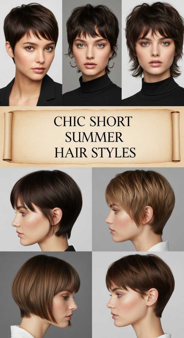 Chic Short Summer Hair Styles 69f262d892698