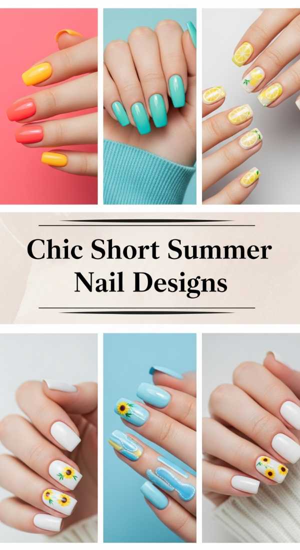 Chic Short Summer Nail Designs 69e757b285878