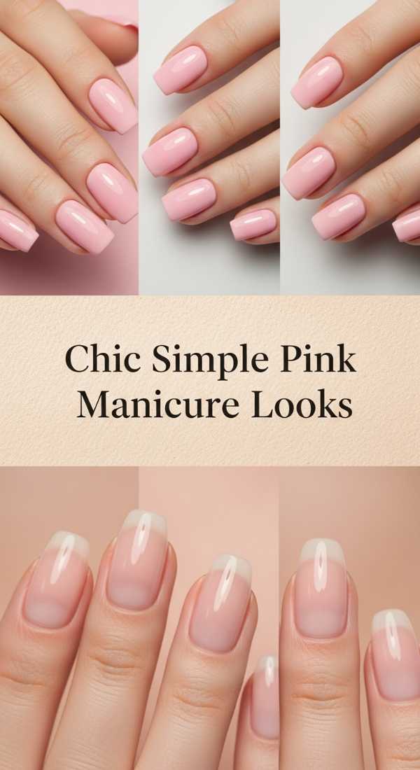 Chic Simple Pink Manicure Looks 69eb7271649ce