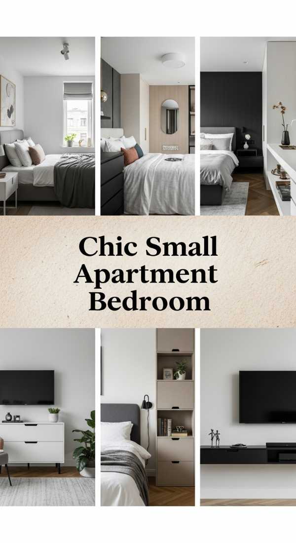 Chic Small Apartment Bedroom 69e64b7f675aa