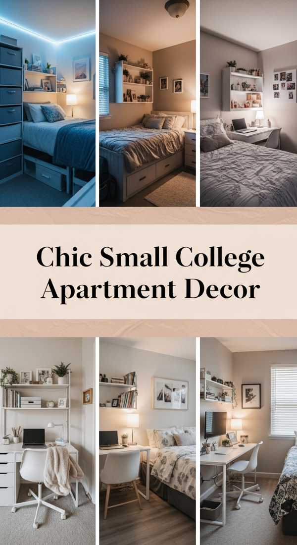 Chic Small College Apartment Decor 69e64b76ab87e