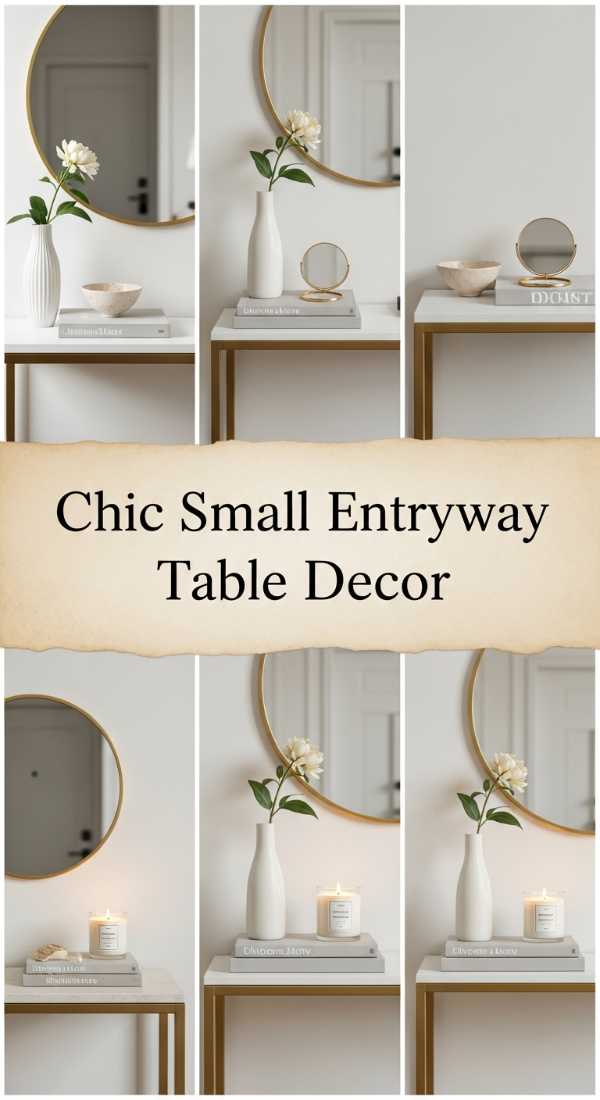 Chic Small Entryway Table Decor 69f0e5bfe94f1