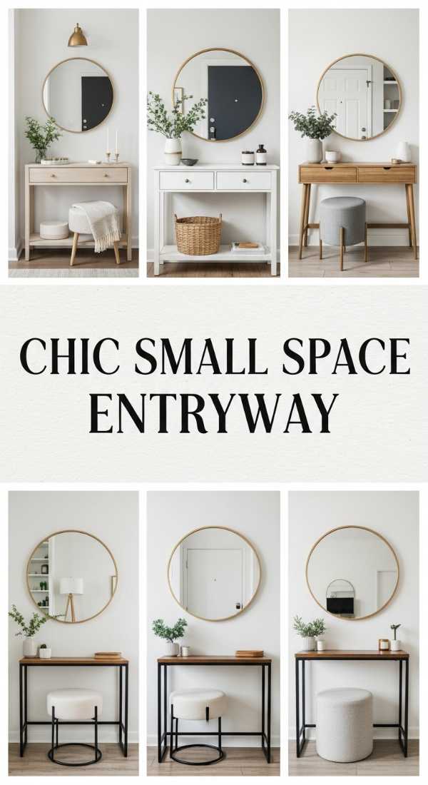 Chic Small Space Entryway 69f0e5bc9a4f4