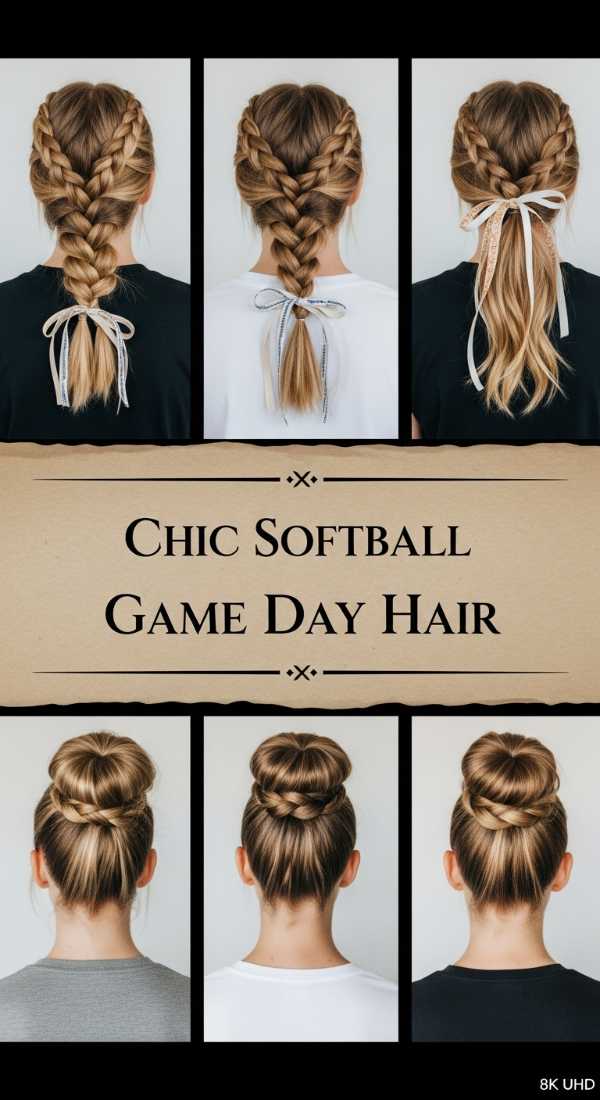 Chic Softball Game Day Hair 69f261d20bb51