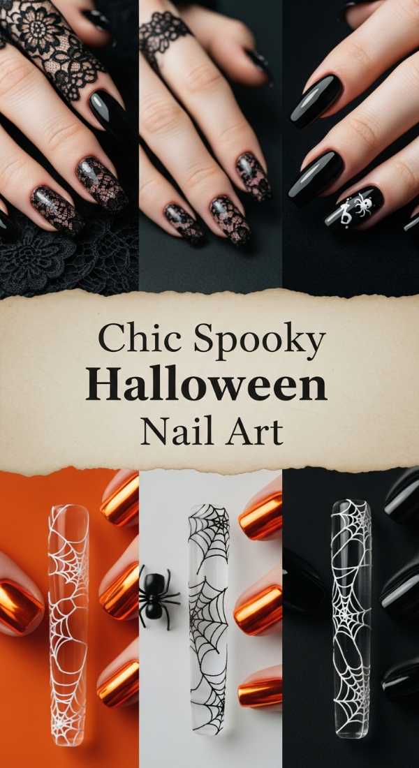 Chic Spooky Halloween Nail Art 69e72cd1a94cd