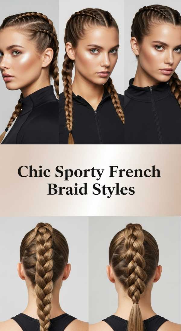 Chic Sporty French Braid Styles