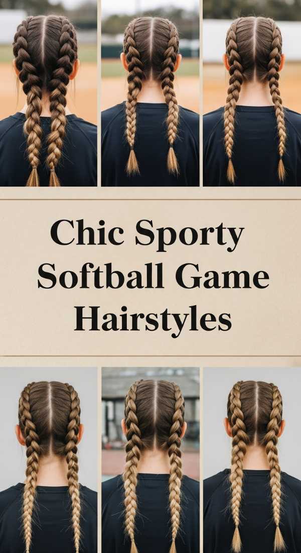 Chic Sporty Softball Game Hairstyles 69eb965fac7a3