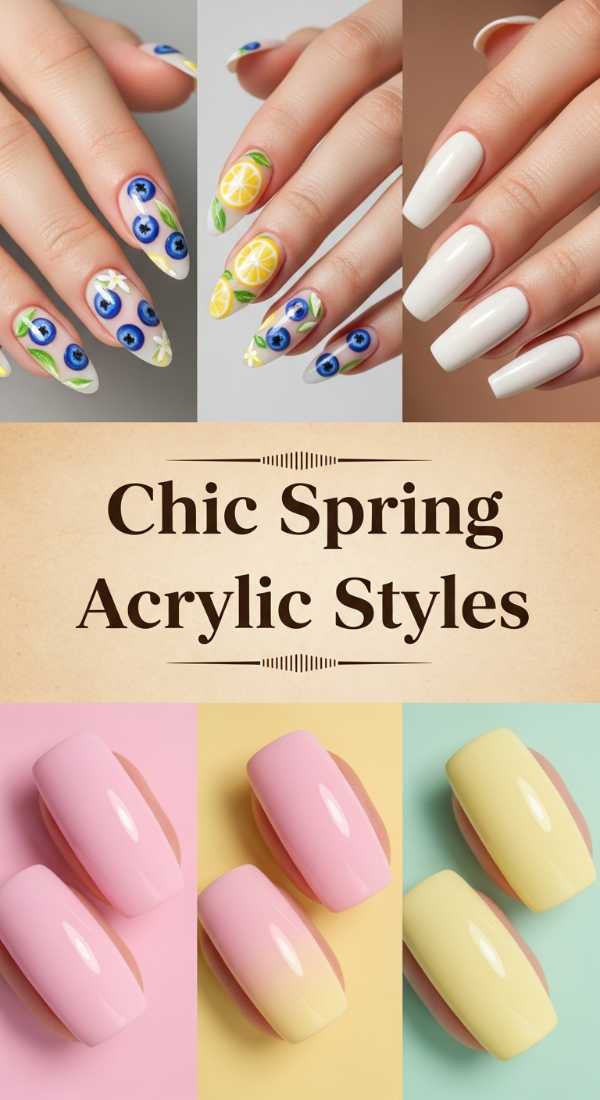 The Spring Nail Edit: Must-Have Acrylic Designs for 2024 Chic Spring Acrylic Styles 69df3ac508268