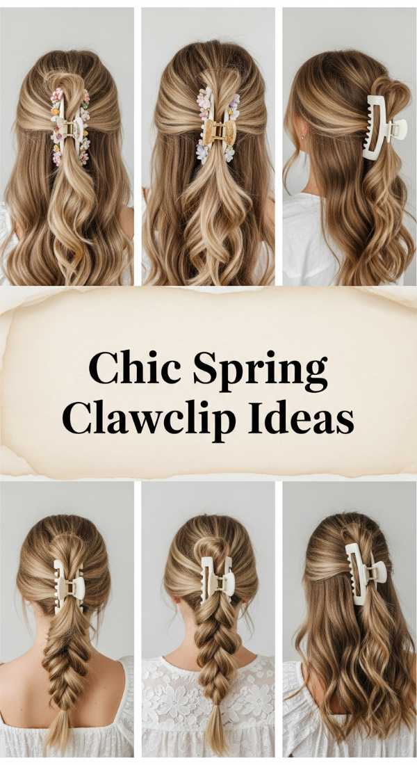 Chic Spring Clawclip Ideas 69e742d4c41b2