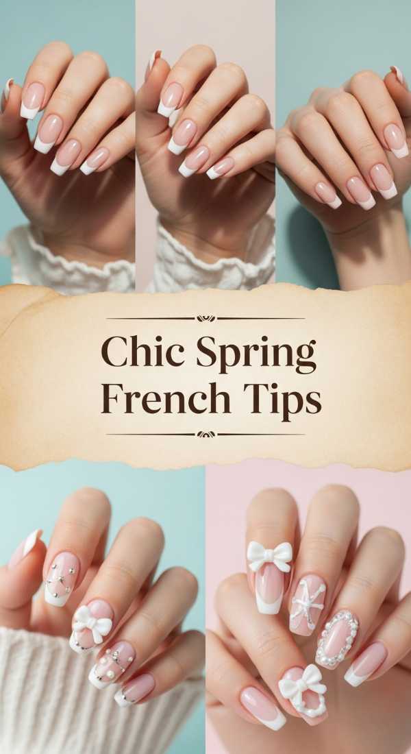 Chic Spring French Tips 69df3ac831df7