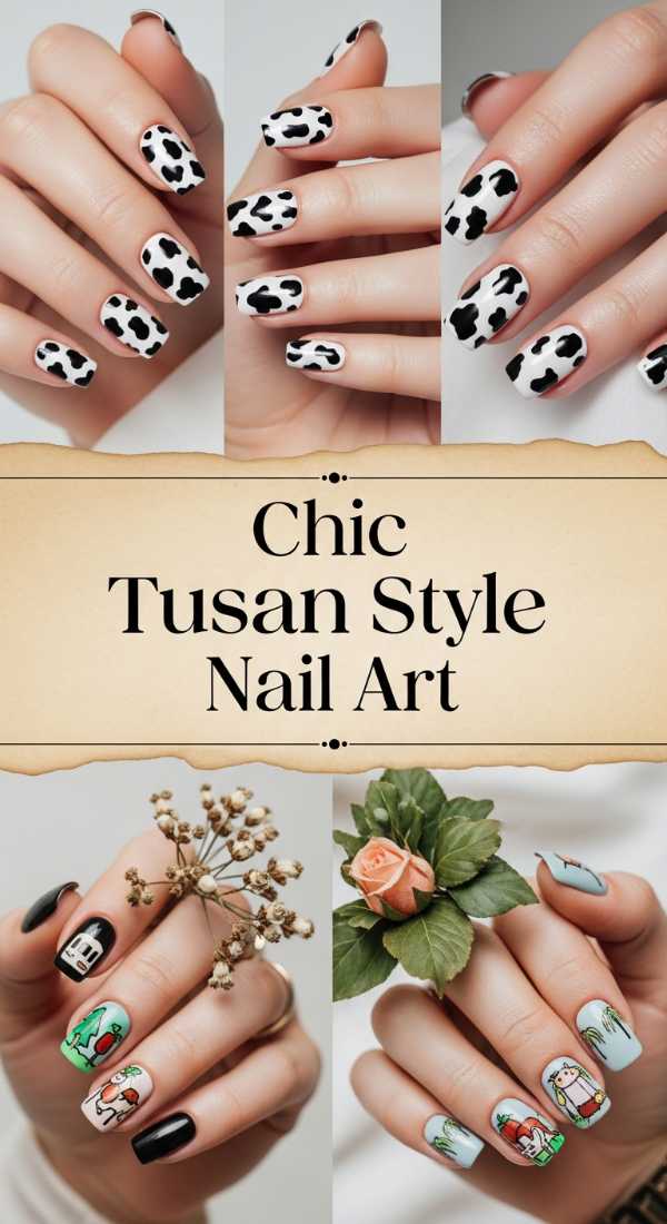 Chic Tuscan Style Nail Art 69eba0525766e